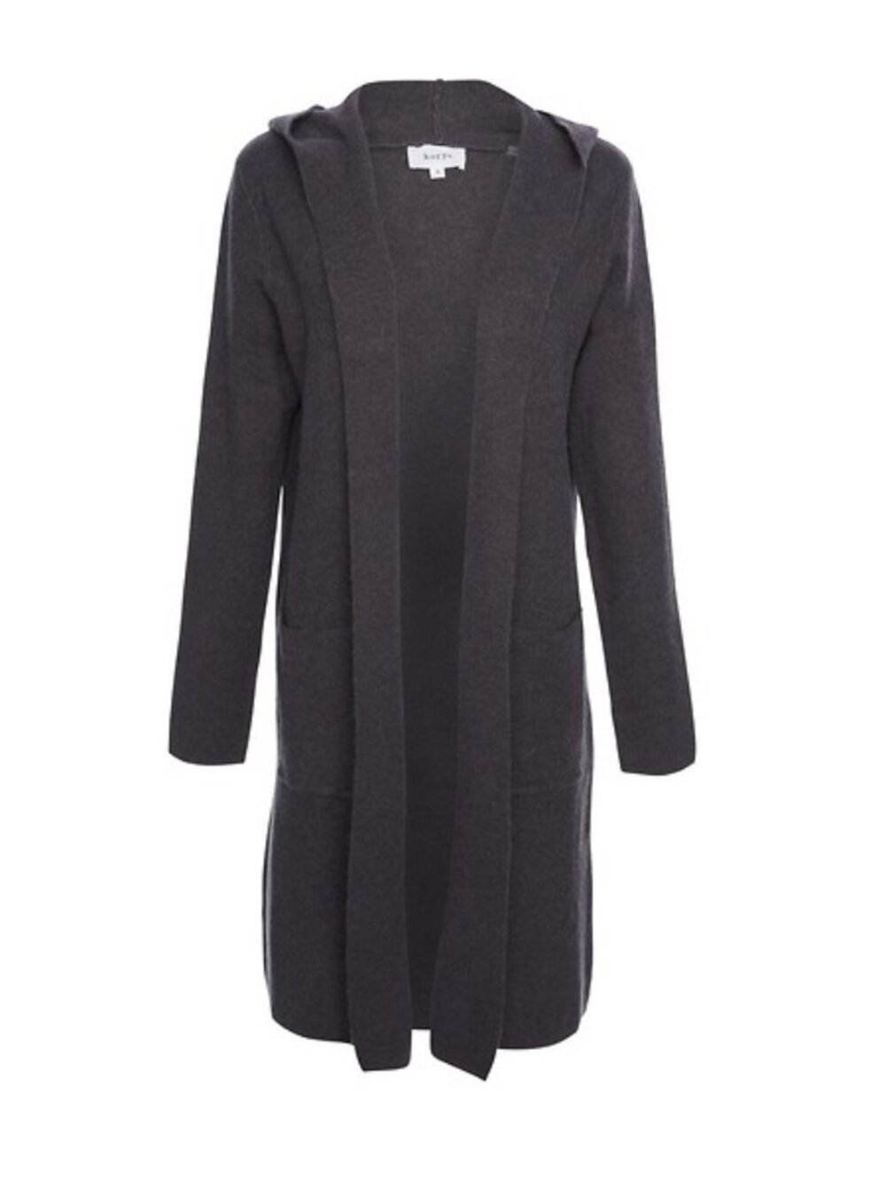 KORYE Women's Bobby Hooded Coatigan Size M in Charcoal